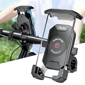 スマホホルダー 落下防止 スマホスタンド　ハンドルバーナビゲーションマウント Amazon | bingchengyangshao 自転車スマホホルダー 振れ止め脱落